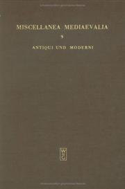 Cover of: Antiqui und Moderni by 