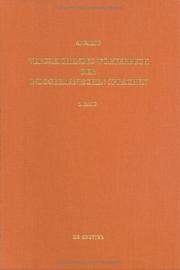 Cover of: Vergleichendes Wörterbuch der Indogermanischen Sprachen