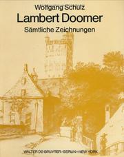 Cover of: Lambert Doomer: sämtl. Zeichn.