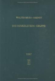 Cover of: Die Hinkelstein-Gruppe: der Übergang vom Früh- z. Mittelneolithikum in Südwestdeutschland