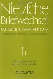 Cover of: Briefwechsel by Friedrich Nietzsche