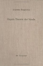 Cover of: Hegels Theorie der Sünde: d. subjektivitäts-log. Konstruktion e. theol. Begriffs