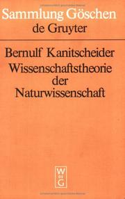 Cover of: Wissenschaftstheorie der Naturwissenschaft