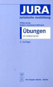 Übungen Im Völkerrecht by Philip Kunig, Robert Uerpmann