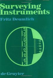 Surveying instruments by Fritz Deumlich