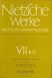 Cover of: Nietzsche Werke | Friedrich Nietzsche