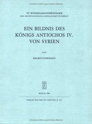Cover of: Ein Bildnis des Königs Antiochos IV. von Syrien by Helmut Kyrieleis