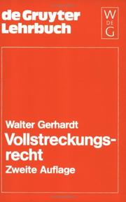 Cover of: Vollstreckungsrecht