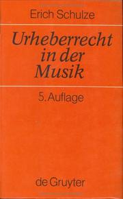 Cover of: Urheberrecht in der Musik
