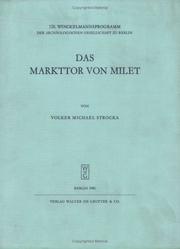 Cover of: Das Markttor von Milet
