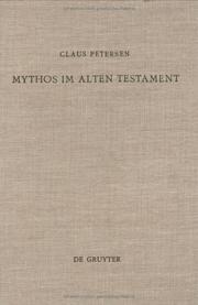 Cover of: Mythos im Alten Testament by Claus Petersen, Claus Petersen