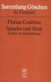 Cover of: Sprache und Staat: Studien zu Sprachplanung und Sprachpolitik