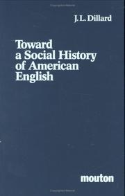 Cover of: Toward a social history of American English