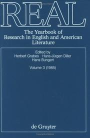 Cover of: Real: The Yearbook of Research in English and American Literature (Real)