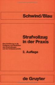 Cover of: Strafvollzug in der Praxis