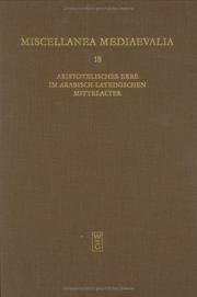 Cover of: Aristotelisches Erbe im arabisch-lateinischen Mittelalter: Übersetzungen, Kommentare, Interpretationen