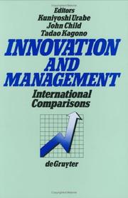 Cover of: Innovation & Management: International Comparisons (de Gruyter Studies in Organization)