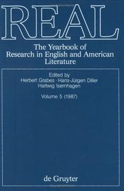 Cover of: Real: The Yearbook of Research in English and American Literature (Real)