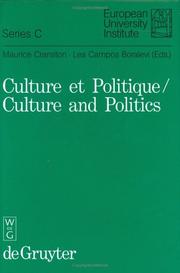 Cover of: Culture and Politics by M. Cranston