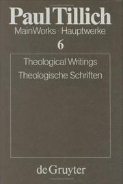 Cover of: Theological Writings/Theologische Schriften