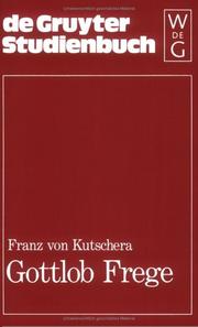 Cover of: Gottlob Frege: eine Einführung in sein Werk