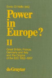 Cover of: Power in Europe? by Josef Becker