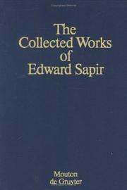 Cover of: Collected Works of Edward Sapir | Edward Sapir