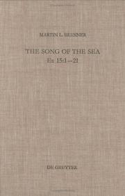 Cover of: The song of the sea: Ex 15:1-21