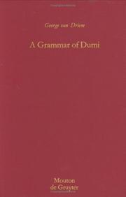 Cover of: A grammar of Dumi by George van Driem