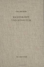 Cover of: Richterzeit und Königtum: redaktionsgeschichtliche Studien zum Richterbuch