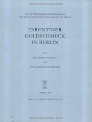 Cover of: Tarentiner Goldschmuck in Berlin
