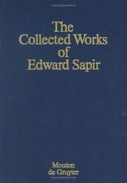 Cover of: The Collected Works of Edward Sapir by Edward Sapir