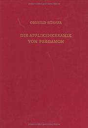 Cover of: Gerhild Hubner Appliken - Keramik Aus Pergamon by 
