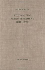Cover of: Studien zum Alten Testament (1966-1988)