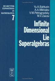 Cover of: Infinite dimensional Lie superalgebras