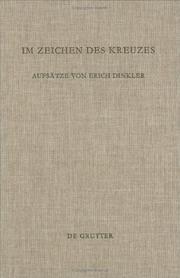 Cover of: Im Zeichen des Kreuzes by Erich Dinkler