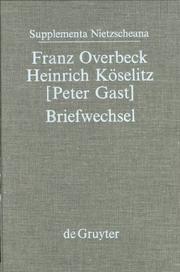 Briefwechsel by Franz Overbeck