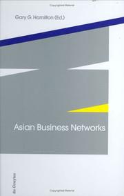 Cover of: Asian business networks