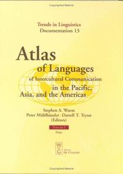 Cover of: Atlas of languages of intercultural communication in the Pacific, Asia, and the Americas by edited by Stephen A. Wurm, Peter Mühlhäusler, Darrell T. Tryon.