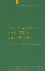 Cover of: Uber Werden Und Wille Zur Macht: Nietzsche-Interpretationen I