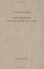 Cover of: The promise of the land as oath: a key to the formation of the Pentateuch