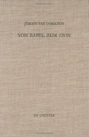 Cover of: Von Babel zum Zion by Jürgen van Oorschot