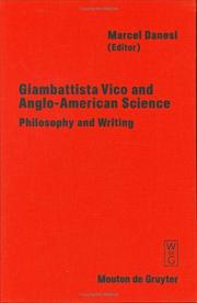 Cover of: Giambattista Vico and Anglo-American Science by Marcel Danesi
