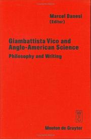 Cover of: Giambattista Vico and Anglo-American science: philosophy and writing