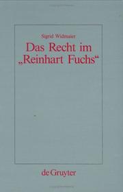 Cover of: Das Recht im "Reinhart Fuchs"
