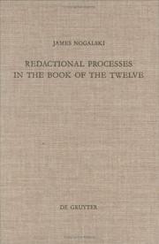 Cover of: Redactional processes in the Book of the Twelve