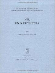 Cover of: Nil und Euthenia: der Kalzitkameo im Antikenmuseum Berlin