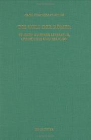 Cover of: Die Welt der Römer: Studien zu ihrer Literatur, Geschichte und Religion