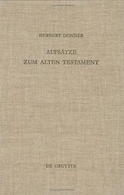 Cover of: Aufsätze zum Alten Testament aus vier Jahrzehnten