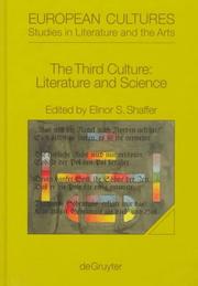 Cover of: The third culture: literature and science